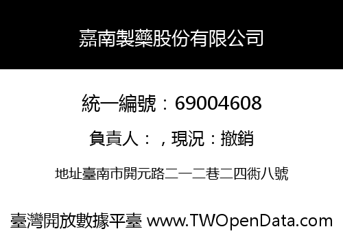 嘉南製藥股份有限公司