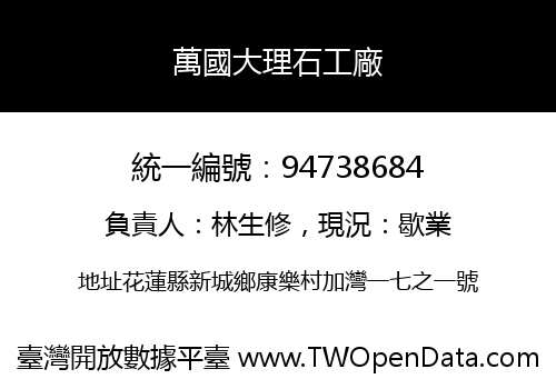 萬國大理石工廠