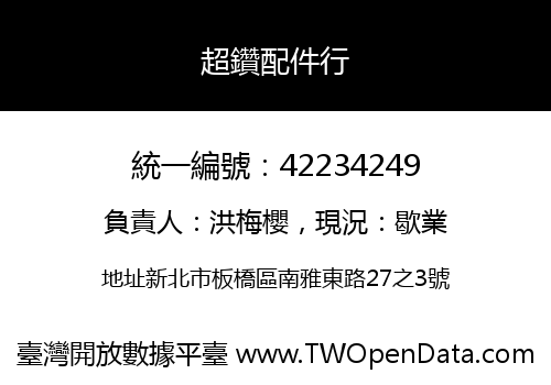 超鑽配件行