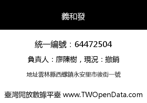義和發