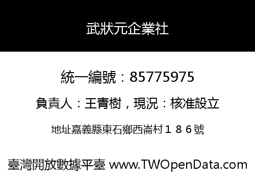 武狀元企業社