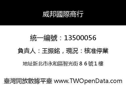 威邦國際商行
