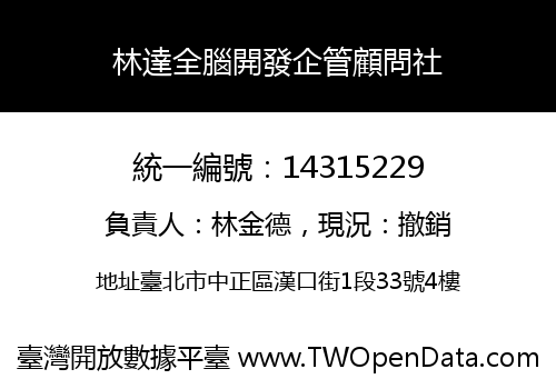 林達全腦開發企管顧問社