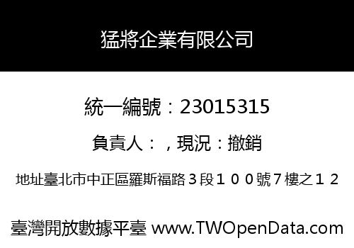 猛將企業有限公司