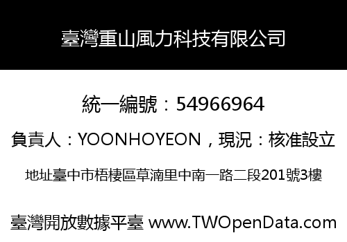 臺灣重山風力科技有限公司