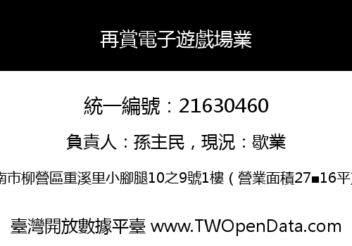 再賞電子遊戲場業