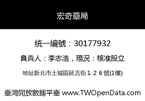 宏奇藥局