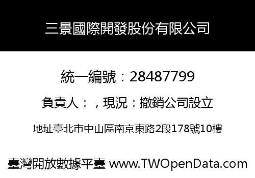 三景國際開發股份有限公司
