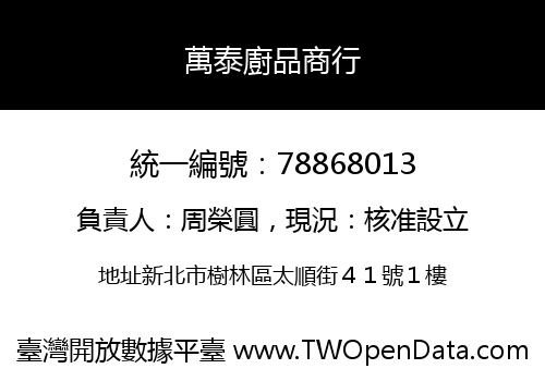 萬泰廚品商行