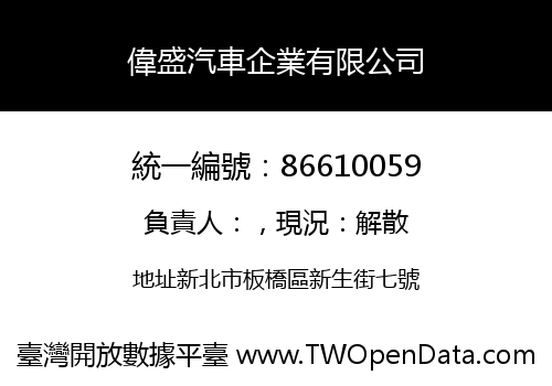 偉盛汽車企業有限公司