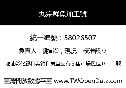 丸宗鮮魚加工號