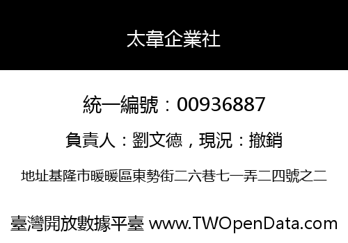 太韋企業社