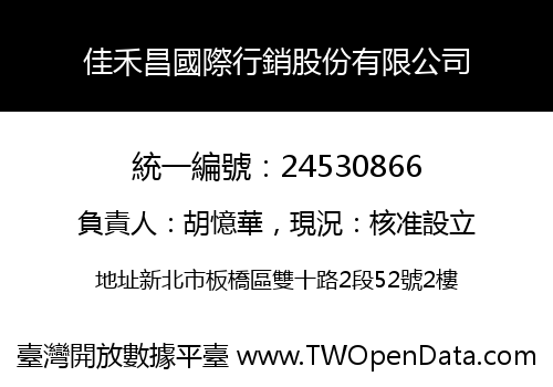 佳禾昌國際行銷股份有限公司