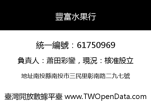 豐富水果行