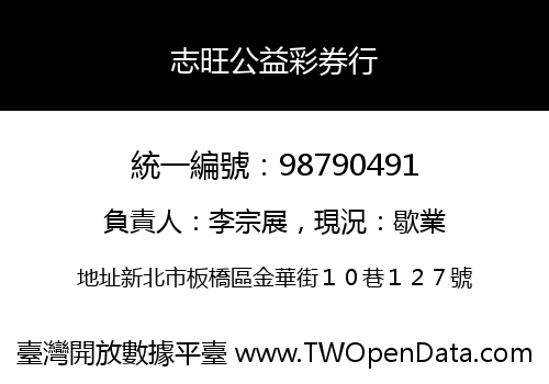 志旺公益彩券行