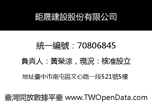 鉅晟建設股份有限公司