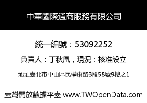 中華國際通商服務有限公司