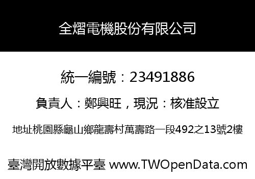 全熠電機股份有限公司