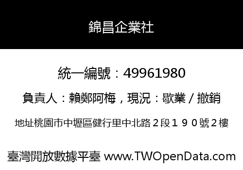 錦昌企業社