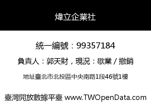 煒立企業社
