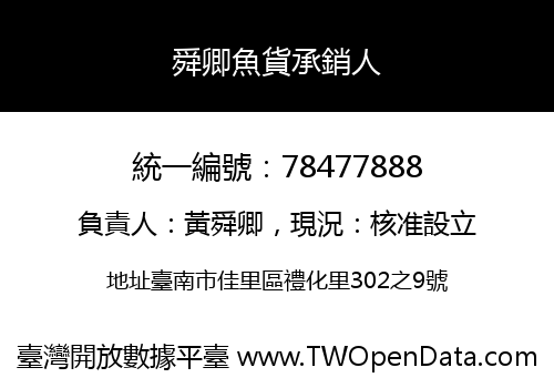 舜卿魚貨承銷人