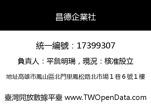 昌德企業社