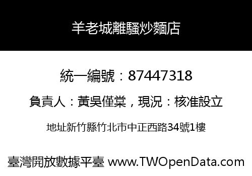 羊老城離騷炒麵店