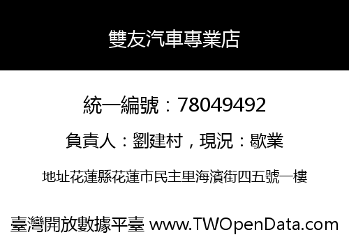 雙友汽車專業店