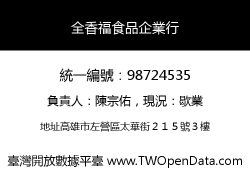 全香福食品企業行