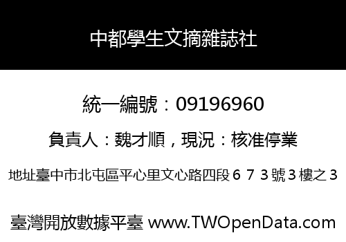 中都學生文摘雜誌社