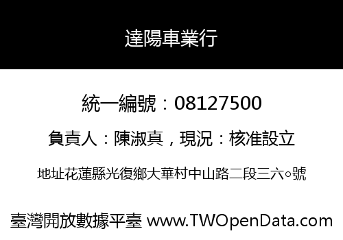 達陽車業行