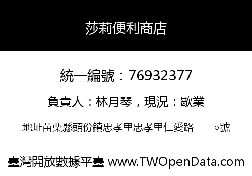 莎莉便利商店