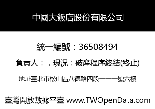 中國大飯店股份有限公司