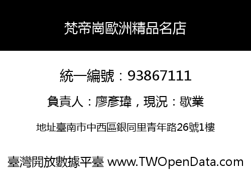 梵帝崗歐洲精品名店