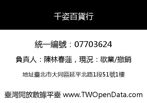 千姿百貨行