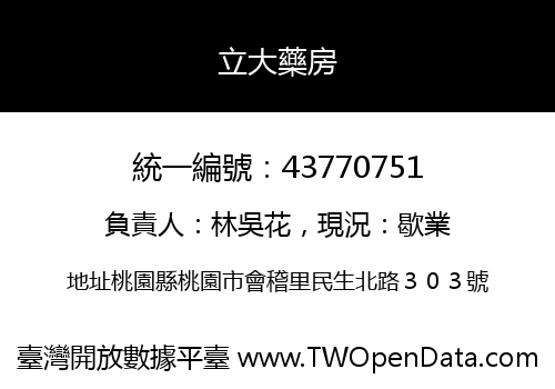 立大藥房