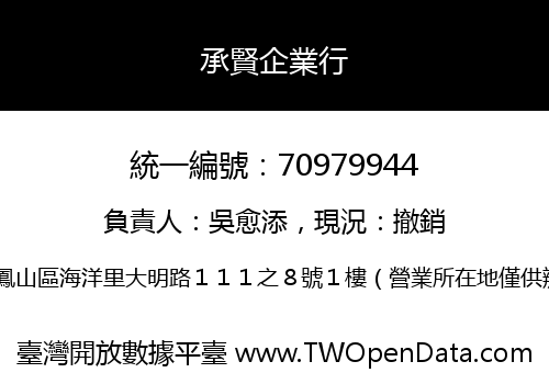 承賢企業行