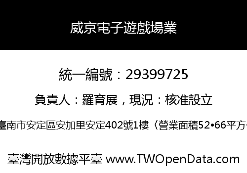 威京電子遊戲場業