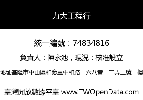 力大工程行