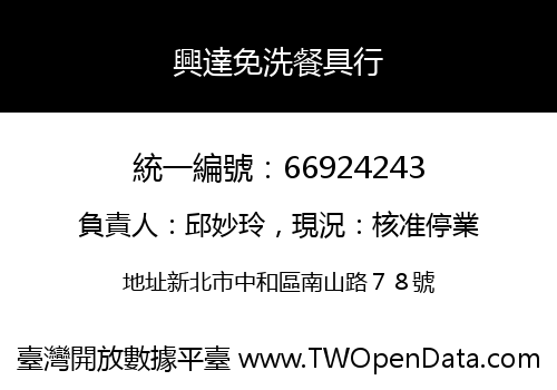 興達免洗餐具行