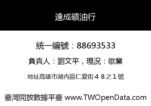 達成礦油行