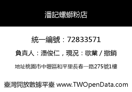 潘記螺螄粉店