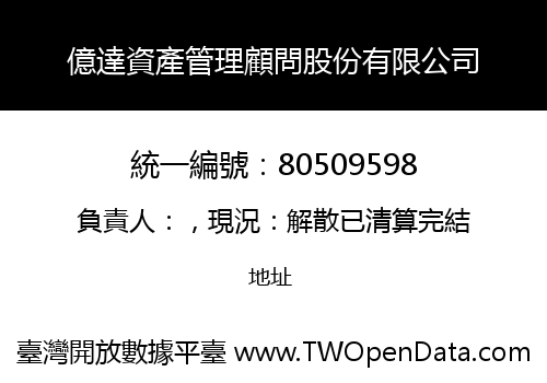 億達資產管理顧問股份有限公司