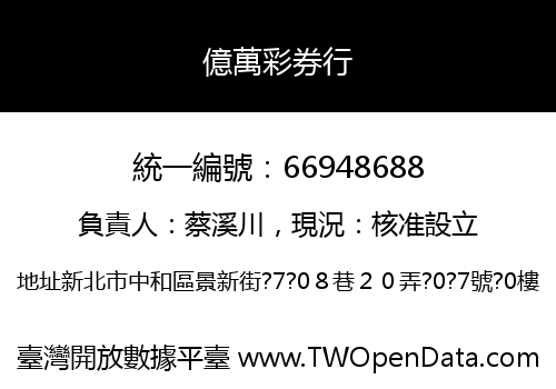 億萬彩券行