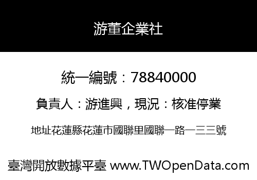 游董企業社
