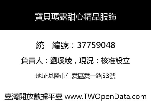 寶貝瑪露甜心精品服飾
