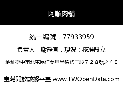 阿順肉舖
