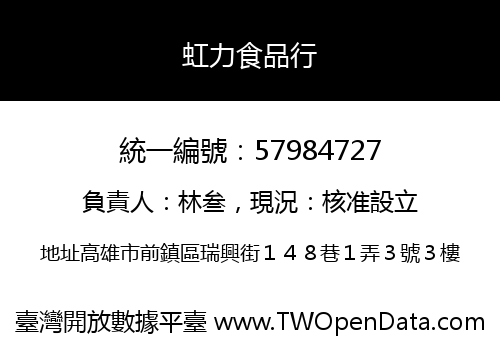 虹力食品行