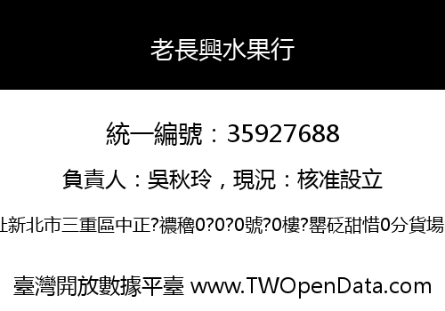 老長興水果行