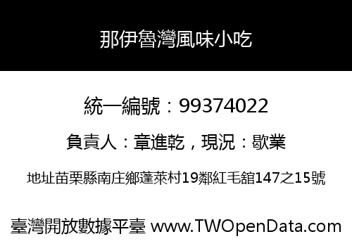 那伊魯灣風味小吃
